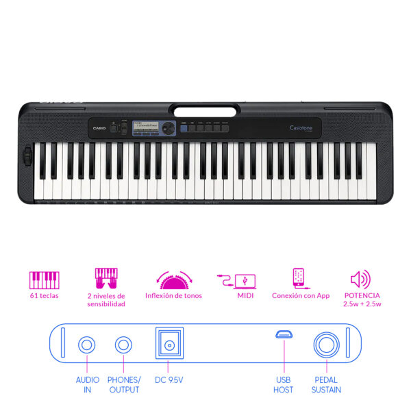 TECLADO CT-S300 PACK SENSIBLE – PORTATIL