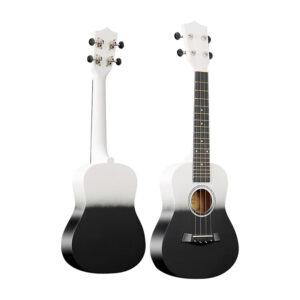 UKELELE CONCIERTO BLACK & WHITE
