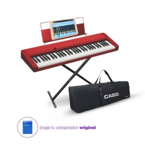 TECLADO CT-S1 PACK PIANO ROJO