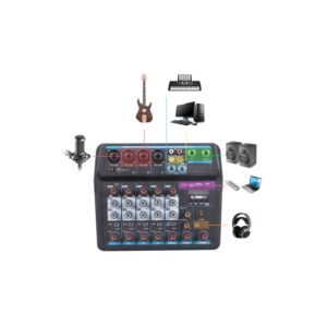 Mini Mixer Interface 6 Canales PZ-U6