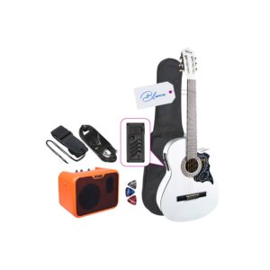 PACK ELECTROACUSTICO NYLON BLANCO - Imagen 1